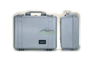 Pelibox 1550 silber, ohne Schaumeinsatz 