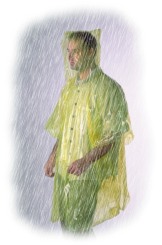 Coghlans Notfall-Poncho farblich gemischt 