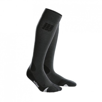 CEP Outdoor Merino Damen Kompressionssocke grey-black 2 grey-black | 2