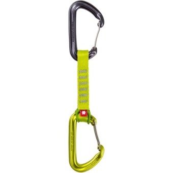 Ocun Hawk QD Wire Eco-Pes 16mm 10cm green 6er Pack green | 6er Pack