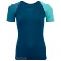 Ortovox 120 Comp Light Short Sleeve Women, Farbe: petrol blue