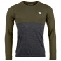 Ortovox 150 Cool Logo Long Sleeve Men, Farbe: dark wild herbs
