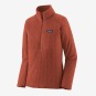 Patagonia Womens R1 Air Zip Neck, Farbe: burnished red