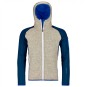 Ortovox Fleece Plus Classic Knit Hoody Men, Farbe: petrol blue