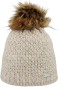 Eisglut Meredithl Bommelmütze, Farbe: beige-melange